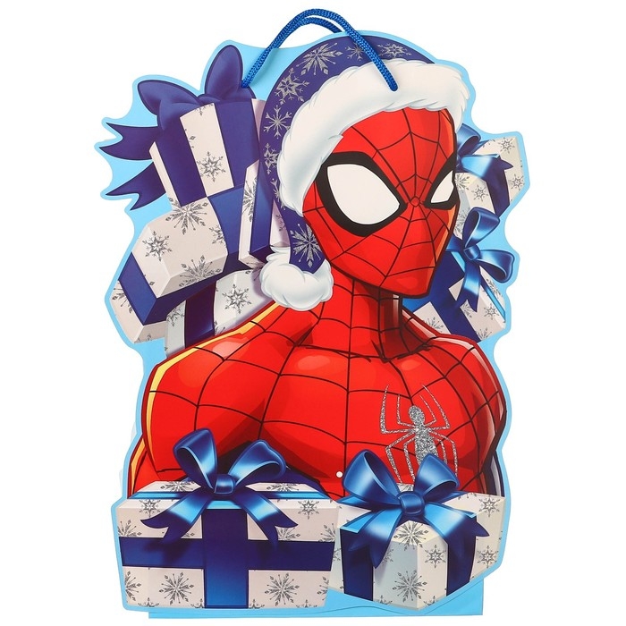 Пакет подарочный, 23х27х11.5 см, упаковка, Человек-паук Пакет подарочный, 23х27х11.5 см, упаковка, Человек-паук