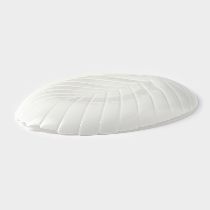 Блюдо сервировочное Avvir «Лист», 29×21,5×2 см, стеклокерамика, цвет белый Блюдо сервировочное Avvir «Лист», 29×21,5×2 см, стеклокерамика, цвет белый