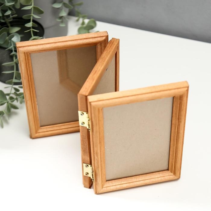 Фоторамка тройная 10х15 см №1 орех Фоторамка тройная 10х15 см №1 орех