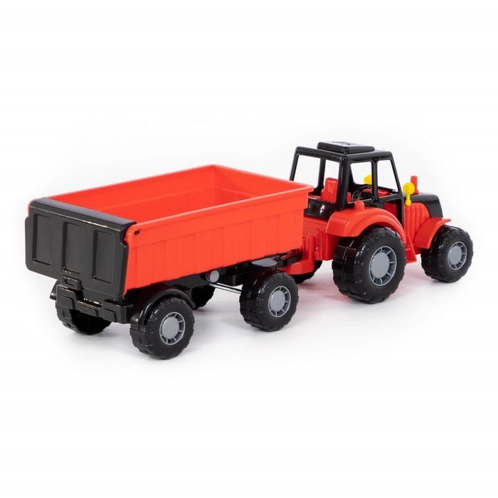 Трактор «Мастер», с прицепом №1, цвета МИКС Трактор «Мастер», с прицепом №1, цвета МИКС