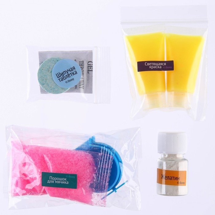 Набор для опытов «8 светящихся опытов», Холодное сердце Набор для опытов «8 светящихся опытов», Холодное сердце