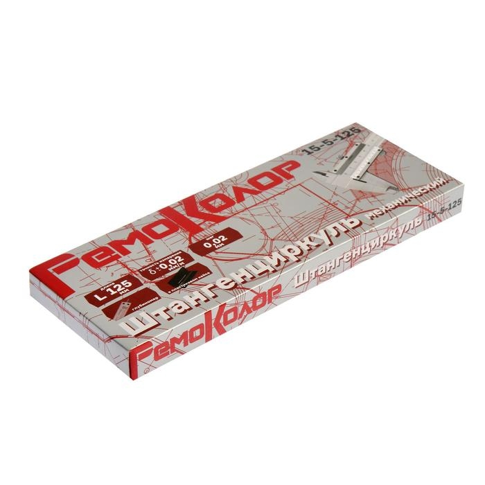 Штангенциркуль  Штангенциркуль "РемоКолор", ШЦ -125 - 0,2 кл 1