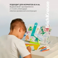 Подставка для книг пластик, ErichKrause, Little Dogs, мятный