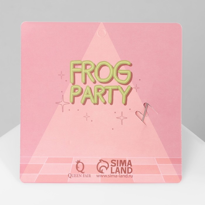 Брошь «Лягушка» наслаждается, цвет зелёный в матовом серебре Брошь «Лягушка» наслаждается, цвет зелёный в матовом серебре