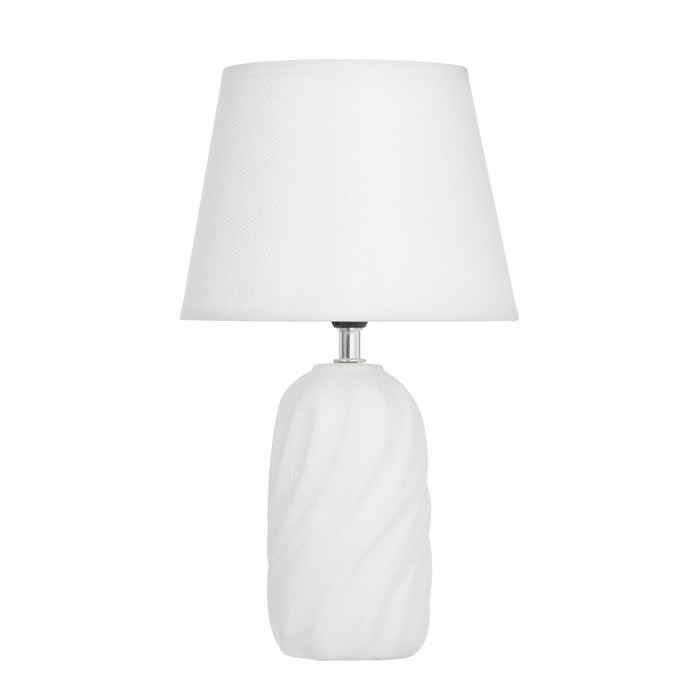 Лампа настольная Лампа настольная "Джи" 1х40Вт Е14 белый 20х20х34см