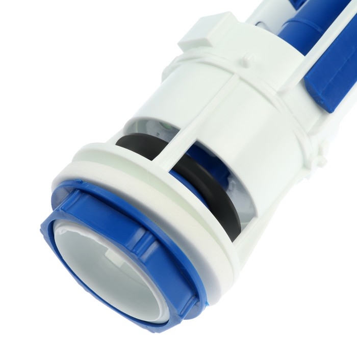 Клапан сливной для бачка унитаза Клапан сливной для бачка унитаза "РБМ" КВ-16.3М, "Стоп- Слив", многоуровневая кнопка хром