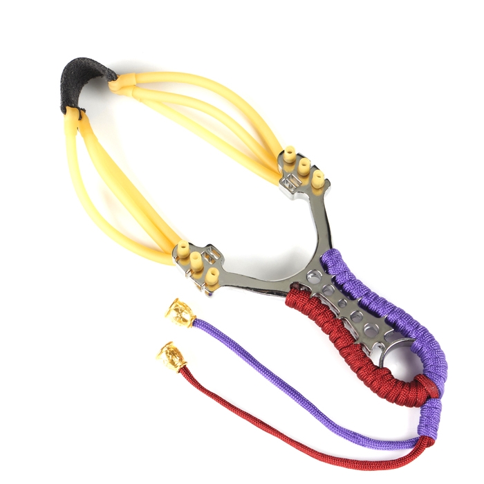 Рогатка металлическая Рогатка металлическая "Настроение" в текстильной оплётке, 14 см, микс