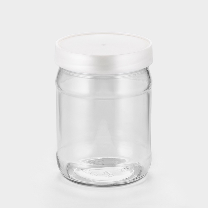 Набор стеклянных банок с серебристой полимерной крышкой, ТО-82 мм, 450 мл, 6 шт. Набор стеклянных банок с серебристой полимерной крышкой, ТО-82 мм, 450 мл, 6 шт.