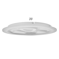 Светильник с ПДУ 660612N LED 160Вт 3 режима 3000-6000К диммер белый 49х49х4 см BayerLux