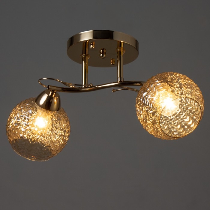 Люстра Люстра "Эрион" 2хЕ27 40Вт золото 44х18х24 см BayerLux