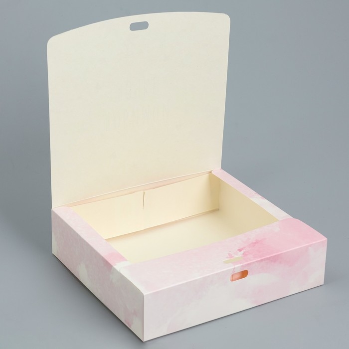 Коробка подарочная складная, упаковка, «Любимой дочке», 20 х 18 х 5 см, БЕЗ ЛЕНТЫ Коробка подарочная складная, упаковка, «Любимой дочке», 20 х 18 х 5 см, БЕЗ ЛЕНТЫ