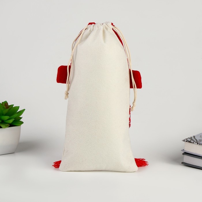 Новый год! Мешок для подарков «Снеговик с шарфиком» Новый год! Мешок для подарков «Снеговик с шарфиком»