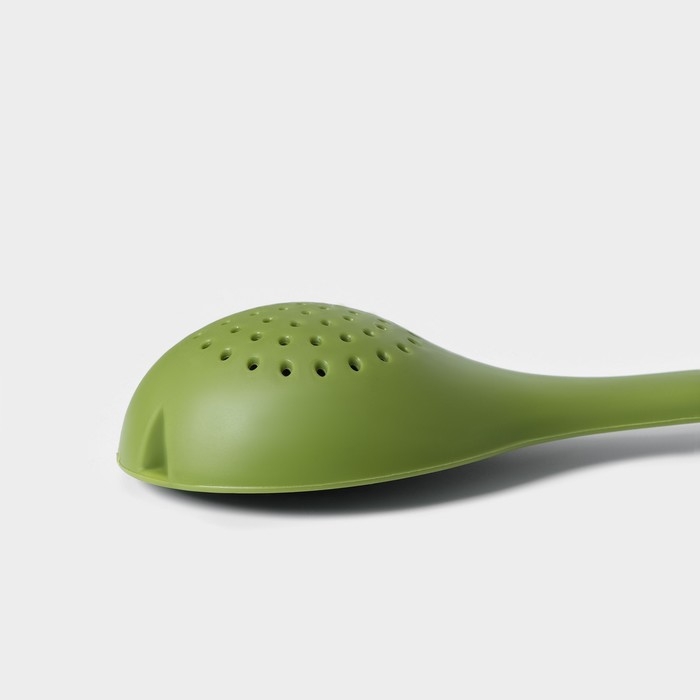 Ложка для варки трав и специй Доляна «Симплекс», 27,3×6,5×3 см, цвет зелёный Ложка для варки трав и специй Доляна «Симплекс», 27,3×6,5×3 см, цвет зелёный