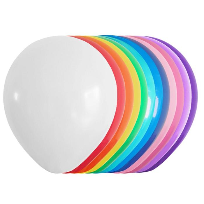 Шар латексный 12 Шар латексный 12", пастель, набор 100 шт., МИКС