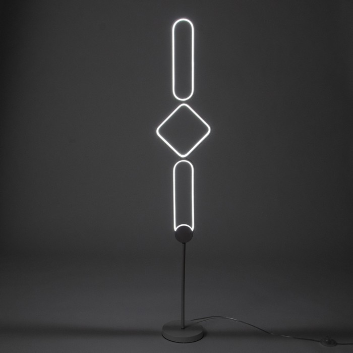 Торшер "Геометрия" LED 32Вт 6000К белый 24х24х140см