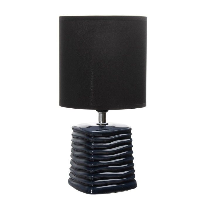 Настольная лампа Настольная лампа "Синбола" E14 40Вт синий 14х14х26,5 см RISALUX