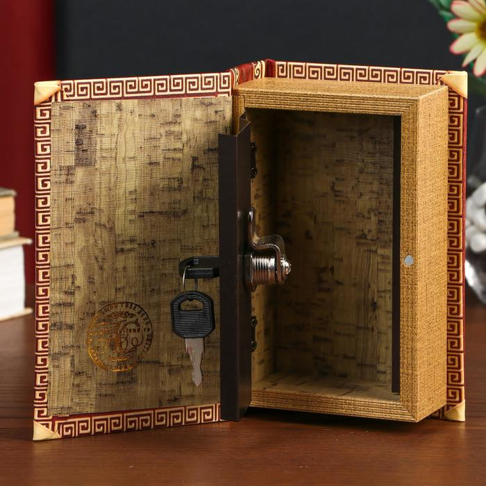 Сейф-книга дерево кожзам Сейф-книга дерево кожзам "Антология мысли. Основы философии" 17х11х5 см