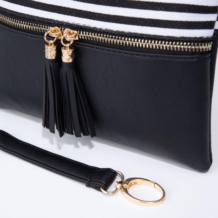 Сумка кросс-боди на молнии, цвет чёрный Сумка кросс-боди на молнии, цвет чёрный