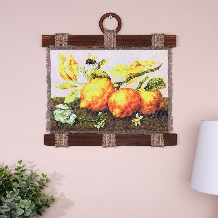 Сувенир свиток  Сувенир свиток "Лимоны и шмель"