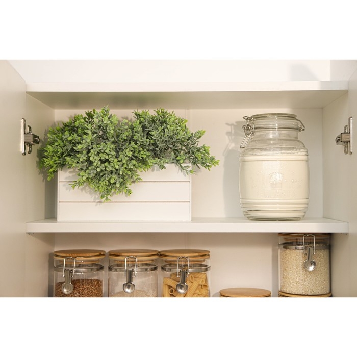 Кашпо деревянное 25х14х11 см белый Кашпо деревянное 25х14х11 см белый