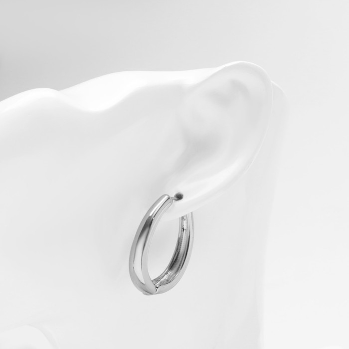 Серьги металл «Богема» вираж, цвет серебро Серьги металл «Богема» вираж, цвет серебро