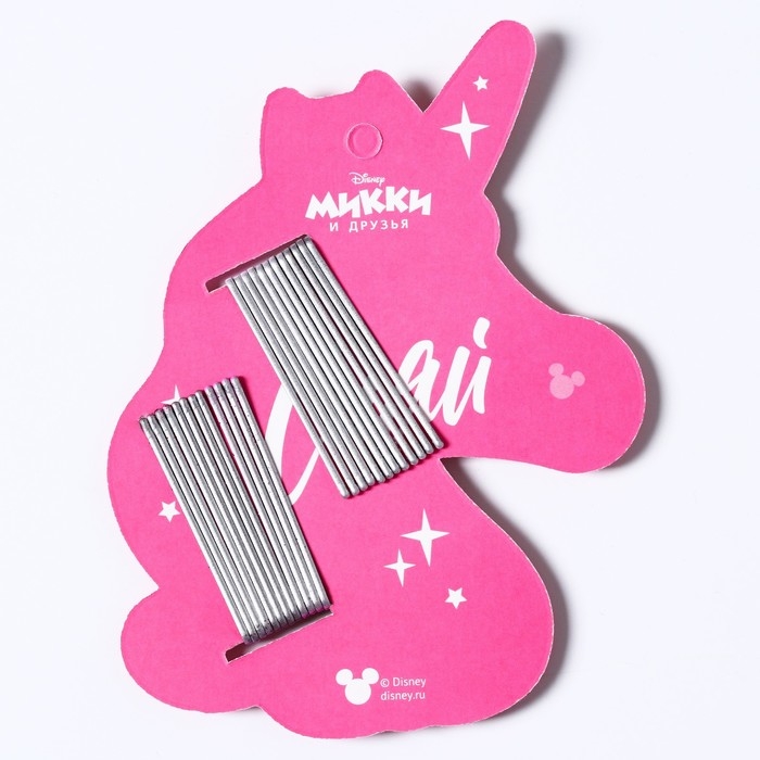 Невидимка, 24 штуки, Минни Маус и Единорог Невидимка, 24 штуки, Минни Маус и Единорог