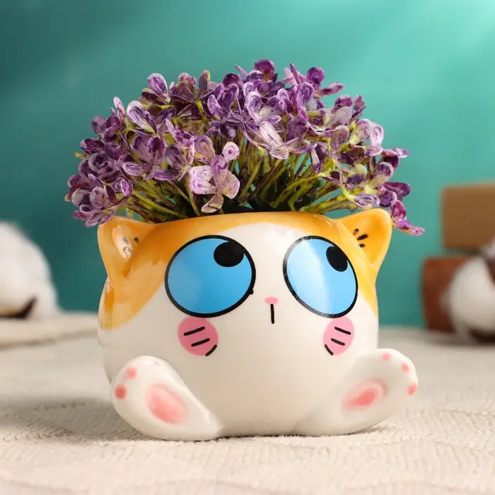 Кашпо «Котенок» 8×9×6 см