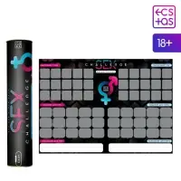 Плакат для пар со скретч-слоем &laquo;Секс-челлендж&raquo;, А3, 18+