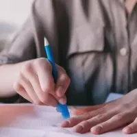 Карандаш для ткани с щёткой, 3 шт., белый, розовый, синий