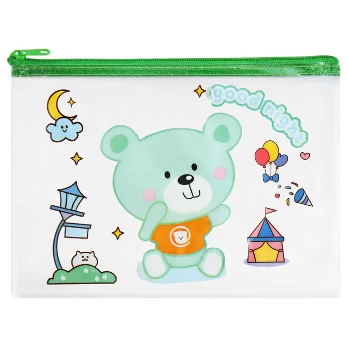 Папка на молнии А5 "Милашки", МИКС