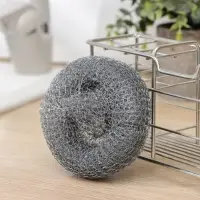 Губка для посуды металлическая Raccoon, плетёная, оцинкованная, 40 г