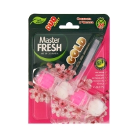 Блок для унитаза Master FRESH, DUO EFFECT 5в1 формула GOLD, сакура, 1 шт