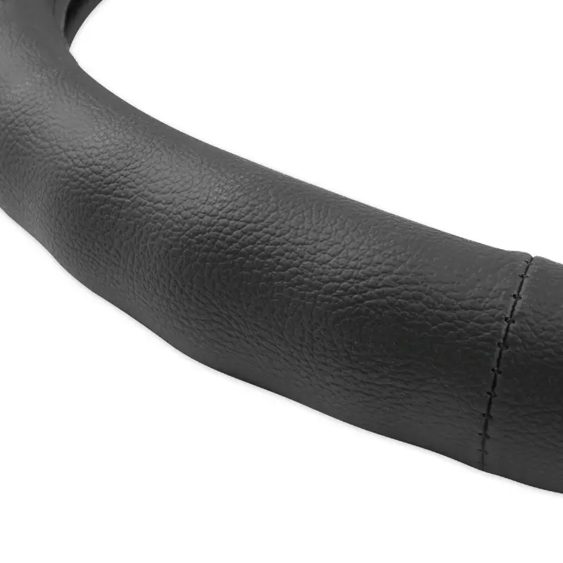 Оплетка на руль (нат. кожа) AVS GL-165L-B (размер L, черный) - Серия "Classic"