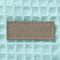 Косметичка женская на молнии TEXTURA, объёмная, большая, мягкая, бирюзовая