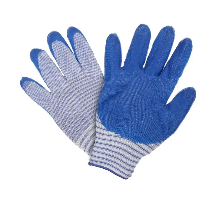 Перчатки нейлоновые садовые, с нитриловым обливом, размер 9