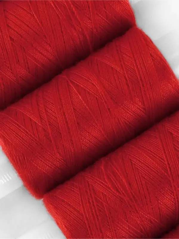 Набор ниток 40ЛШ, 200 м, 5 шт., цвет красный