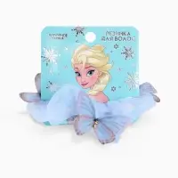 Резинка для волос «Бабочки» голубая, Холодное сердце Резинка для волос «Бабочки» голубая, Холодное сердце