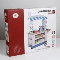 Игровой деревянный набор &laquo;Продуктовая лавка. Мечта&raquo;, на колёсах, 74&times;30&times;102 см