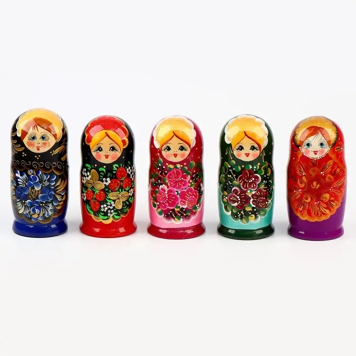 Матрёшка 5 в 1 большая, МИКС Матрёшка 5 в 1 большая, МИКС