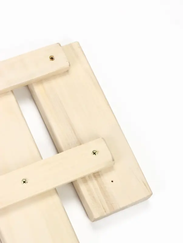 Полка-вешалка для бани и сауны, 55&times;27&times;39 см, деревянная, 5 крючков