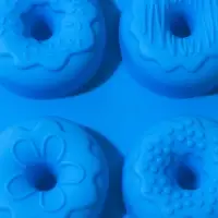 Форма для выпечки Доляна «Сладости. Пончики в глазури», силикон, 27,2×16,4×3,2 см, 6 ячеек, цвет МИКС Форма для выпечки Доляна «Сладости. Пончики в глазури», силикон, 27,2×16,4×3,2 см, 6 ячеек, цвет МИКС