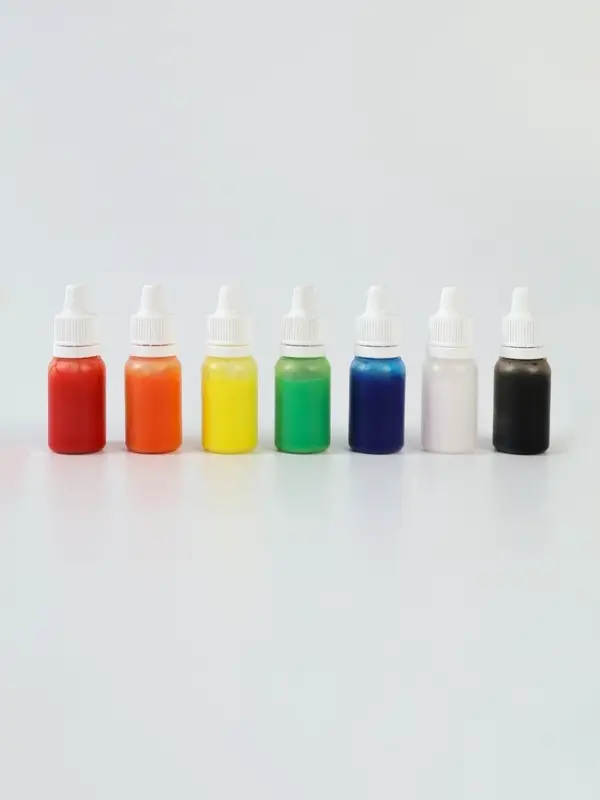 Набор для рисования на воде эбру, 7 цветов, А4