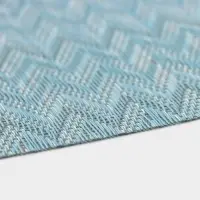 Салфетки сервировочные на стол Доляна, 4 шт., 45&times;30 см, голубые