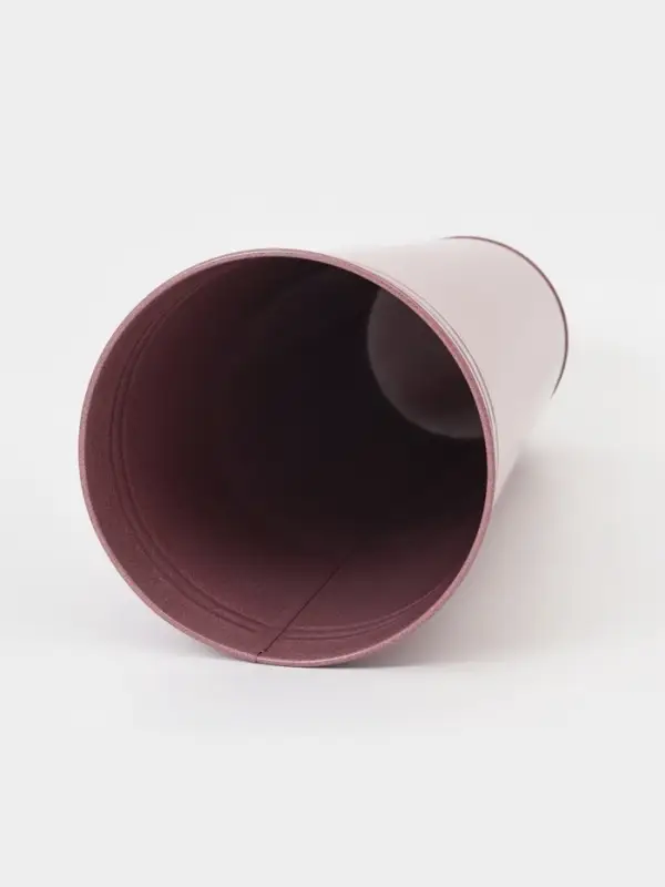 Вазон без ручек, 11 л, h=50 см, нержавеющая сталь, розовый