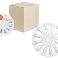 Колпаки колесные 15" "Скай", белый, компл. 2 шт.