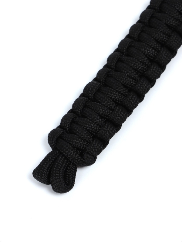 Браслет из паракорда, 25 см, черный