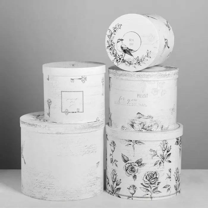 Набор коробок 5 в 1, упаковка подарочная, &laquo;Шебби&raquo;, 13&times;14‒19.5&times;22 см