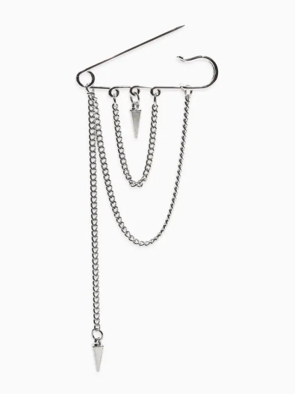 Булавка &laquo;Шипы&raquo;, 6 см, цвет серебро