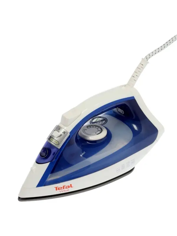 Утюг TEFAL Virtuo FV1711E0, отпариватель, 1800 Вт, 200 мл, 20 г/мин, 1.9 м, нержавеющая сталь