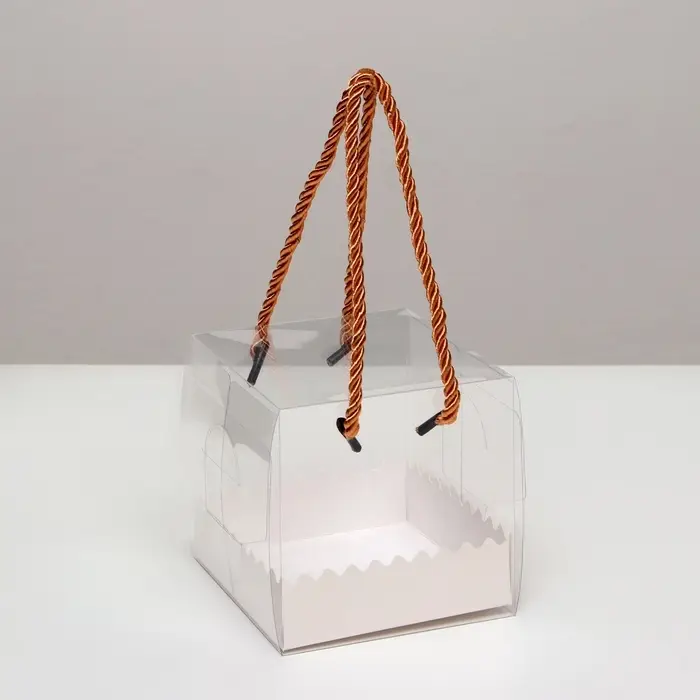 Коробка под рулет, белая 10&times;10&times;10 . Кондитерская упаковка